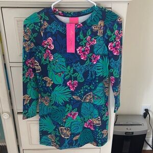 Lilly Pulitzer Blue and Pink Floral dress